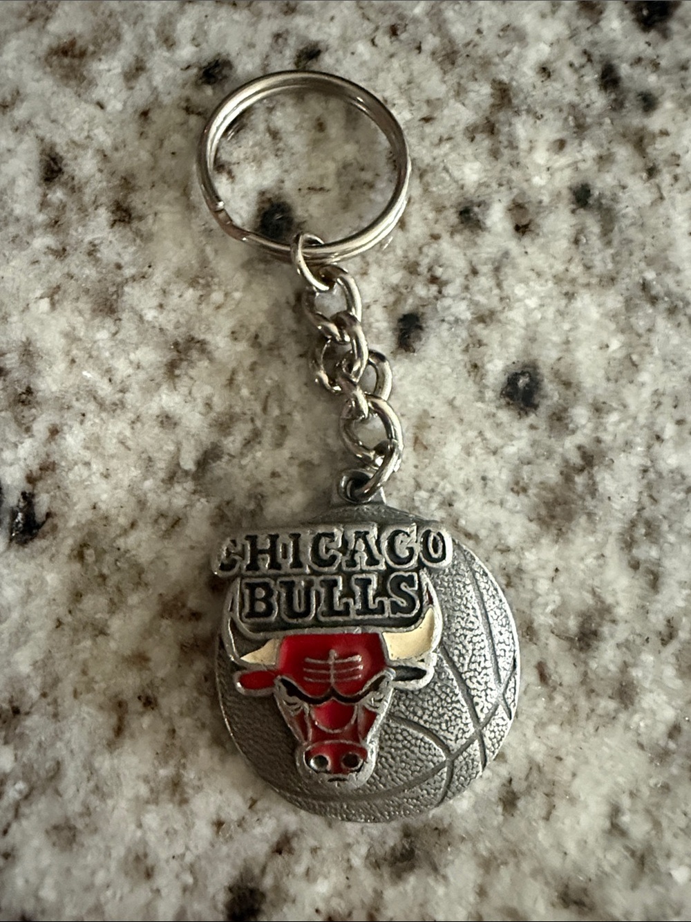 Chicago Bulls Pewter Keychain